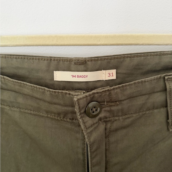Levi's Khaki Green Utility Joggers '94 Baggy Cargo size 31 - Picture 7 of 10